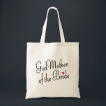 Tote Bag Marraine de la jeune mariée<br><div class="desc">Marraine de la jeune mariée</div>