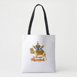 Tote Bag Marrakech Maroc Design Vibrant Voyage Art