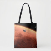Tote Bag Mars Science Laboratory approchant Mars. (Devant)