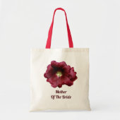 Tote Bag Marsala Burgundy Floral Mère De La Mariée Cute (Devant)