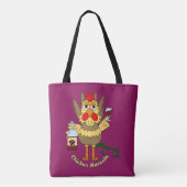 Tote Bag Marsala de poulet ~ Drôle poulet (Dos)