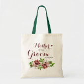 Tote Bag Marsala Rouge Floral Mère de la Salle (Devant)