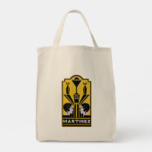 Tote Bag Martinez Cocktail Art Deco (Dos)