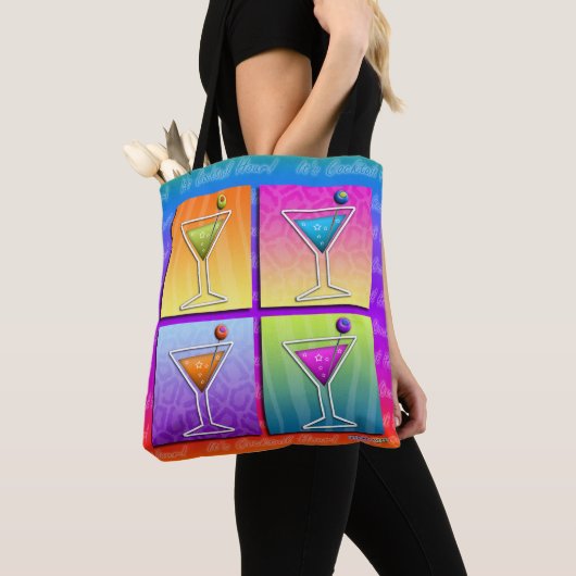 TOTE BAG MARTINI D'ART DE POP (De près)