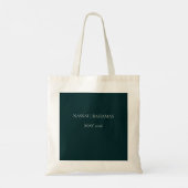 Tote Bag Martini de weekend de mariage de la mariée sarcell (Dos)