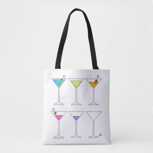 TOTE BAG MARTINI DISPARAISSANT (Devant)