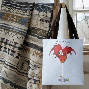 Tote Bag Martini Imaginaire Red Dragon