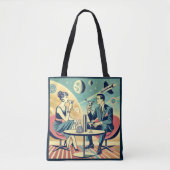 Tote Bag Martini Space Travel Affiches de l'équipage de con (Devant)