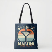 Tote Bag Martini Space Travel Lift Off Logo (Devant)