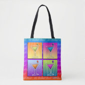 TOTE BAG MARTINIS POP ART (Devant)