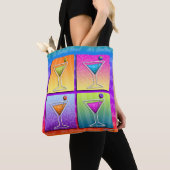 TOTE BAG MARTINIS POP ART (De près)