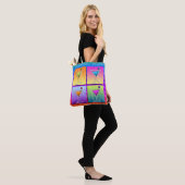 TOTE BAG MARTINIS POP ART (Sur le modèle)