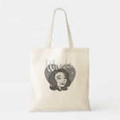 Tote Bag Marvel WandaVision Wanda Maximoff Heart Retro 60s (Dos)