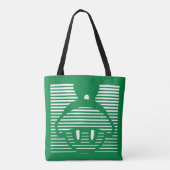 Tote Bag MARVIN L'Icône rayée MARTIAN™ (Dos)