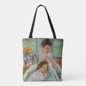 Tote Bag Mary Cassatt - Jeune mère coudre (Dos)