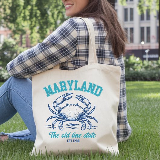 Tote Bag Maryland Old Line State Crab