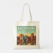 Tote Bag Maryland vintage Baltimore (Dos)