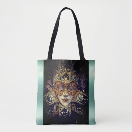 Tote Bag Mascarade masque victorien élégant gothique (Devant)