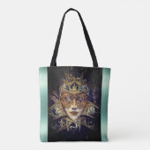 Tote Bag Mascarade masque victorien élégant gothique (Dos)
