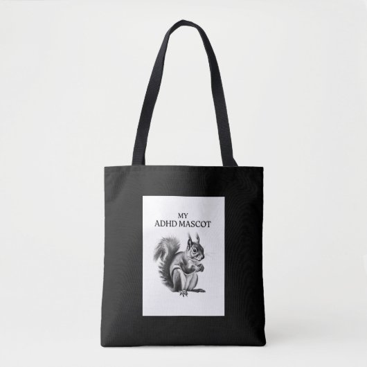 Tote Bag Mascotte ADHD (Devant)