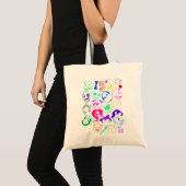 Tote Bag Mashup de doodle sous-jacent (Devant (produit))