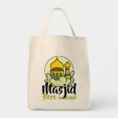 Tote Bag Masjid Personnalisable Je Viens (Devant)