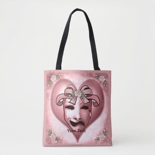 Tote Bag Masque d'actrice mignonne  (Devant)