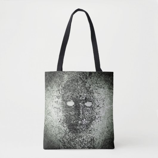 Tote Bag Masque de fils Abstraits (Devant)