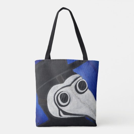 Tote Bag Masque de médecin de peste (Dos)