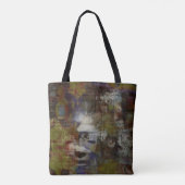 Tote Bag Masque fantôme surréaliste (Dos)