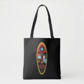 Tote Bag Masque moderne abstrait (Devant)