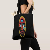 Tote Bag Masque moderne abstrait (De près)