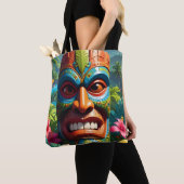 Tote Bag Masque Tiki (De près)