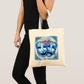 Tote Bag Masques d'acteur Aqua (Devant (produit))