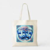 Tote Bag Masques d'acteur Aqua (Dos)
