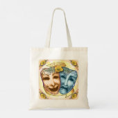 Tote Bag Masques d'acteur Blue Orange (Dos)