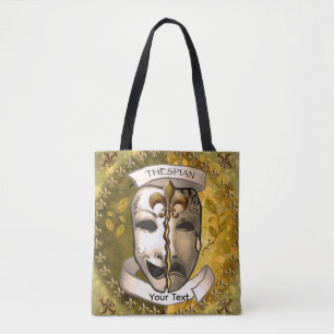 Tote Bag Masques d'acteur Fleur De Lis