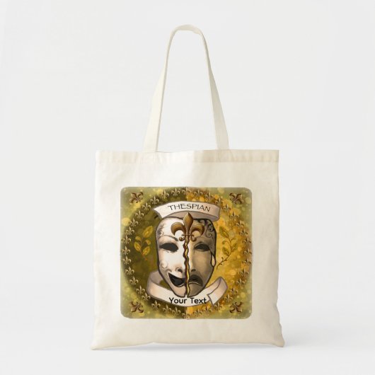 Tote Bag Masques d'acteur Fleur De Lis (Devant)