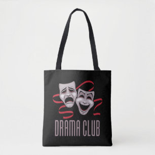 Tote Bag Masques de comédie et de tragédie du club de théât
