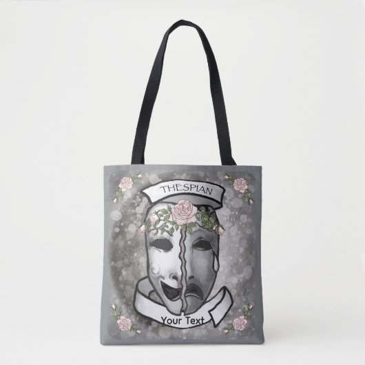 Tote Bag Masques de demi-acteur (Devant)