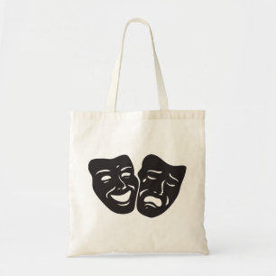 Tote Bag Masques de théâtre de drame de tragédie de comédie