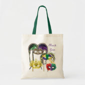 Tote Bag Masques Mardi Gras 1 (Devant)
