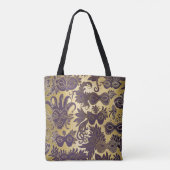 Tote Bag Masques Mardi Gras Gold et Purple (Dos)