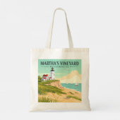 Tote Bag Massachusetts du vignoble vintage de Martha (Dos)