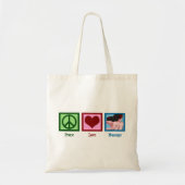 Tote Bag Massage Peace Love (Devant)