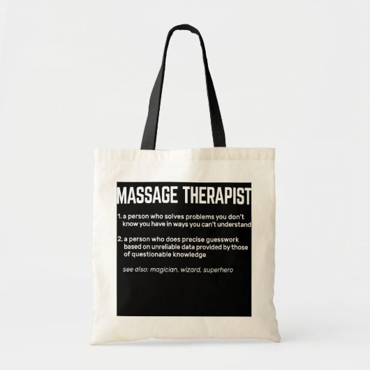 Tote Bag Massage Thérapeutique Signification Massage Thérap (Devant)