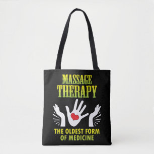 Tote Bag Massage Thérapie Forme la plus ancienne de médecin