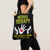 Tote Bag Massage Thérapie Forme la plus ancienne de médecin (De près)