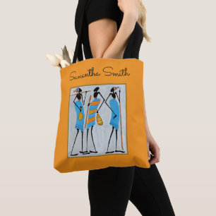 Tote Bag Massai Warriors, Kenya, Art Africain