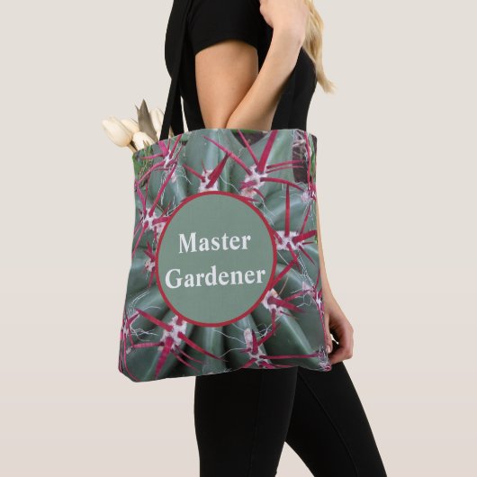 Tote Bag Master Gardener Barrel Cactus Désert Sud-ouest (De près)